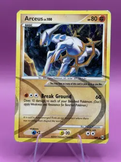 Arceus AR8 Lv.100 2009 Pokemon Card Holo LP/MP - Image 1