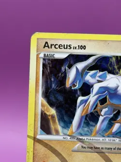 Arceus AR8 Lv.100 2009 Pokemon Card Holo LP/MP - Image 2