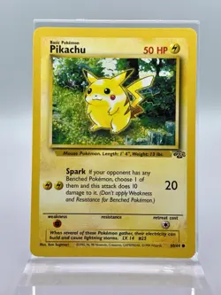 Pikachu 60/64 Jungle LP - Pokemon TCG Card Common - Image 1