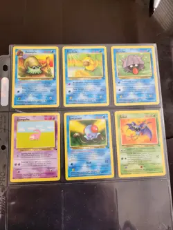 POKEMON LOT OF 6 CARDS (52-57)/62 NEW 1999 FOSSIL SET - Image 1