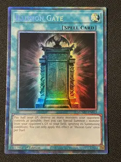 MZMU-EN023 Illusion Gate : Collector's Rare 1st Edition Mint YuGiOh Card - Image 1