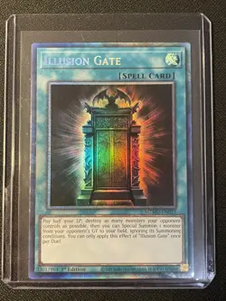MZMU-EN023 Illusion Gate : Collector's Rare 1st Edition Mint YuGiOh Card - Image 3