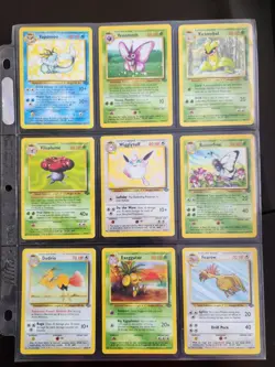 POKEMON LOT OF X9 CARDS (28-36)/64 1999 JUNGLE SET - Image 3