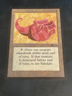 Sandals Of Abdallah Arabian Nights Mtg Magic The Gathering Card LP - Image 1
