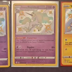 Pokemon TCG Shining Fates Shiny Vault Shiny Holo Card Lot (7) Yamper Boltund - Image 3