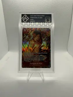 2023 ONE PIECE OP05 Portgas.D.Ace ST15-005 King Card Grading Foil 6000 ATK - Image 1