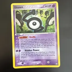 Pokemon TCG Unown [S] Holo Card 5/28 Unseen Forces 2005 - Image 1