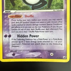 Pokemon TCG Unown [S] Holo Card 5/28 Unseen Forces 2005 - Image 3