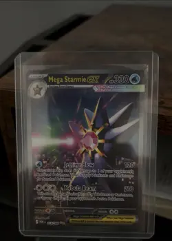Pokemon Mega Starmie EX 330 HP Jetting Blow Nebula Beam Card 118/088 - Image 1