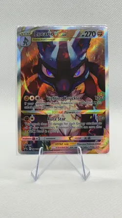 Pokemon TCG Lucario VSTAR SWSH291 SWSH: Sword & Shield Promo Cards Holo - Image 1