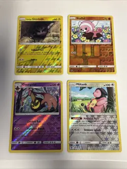 Pokemon 2017 Sun & Moon Crimson Invasion Reverse Holo Card Lot LP - Image 1