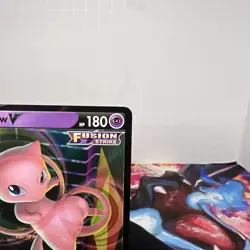Pokemon TCG Fusion Strike Mew V Card 113/264 LP - Image 5