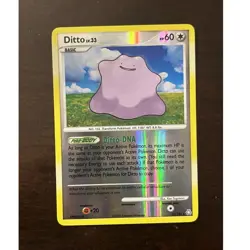 Pokemon Ditto Diamond & Pearl 27/146 Holo 60 HP Basic English Card - Image 1