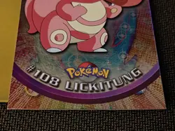 Lickitung #108 Blue Logo Topps Holo Foil TV Animation Pokemon Card - Image 2