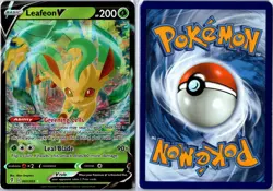 Pokemon Card - Leafeon V Evolving Skies 007/203 V Rare Holo Near Mint - Image 3