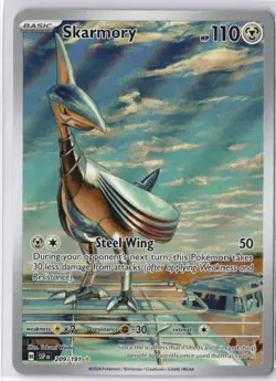 Skarmory 209/191 SSP Surging Sparks Illustration Rare NM Pokemon Card - Image 1