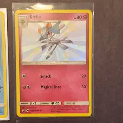 Pokemon Holo Card Lot (4) Charmander, Froakie, Kirlia, Quagsire Baby Shiny - Image 4