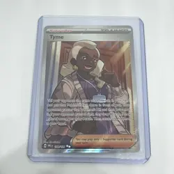 Tyme 143/131 Ultra Rare - Prismatic Evolutions - Pokemon TCG - Pack Fresh Card - Image 1