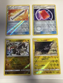Pokemon 2017 Sun & Moon Crimson Invasion Reverse Holo Card Lot LP - Image 1