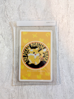 Pokemon Squirtle (Yellow Pikachu Deck) Poker Playing Card Nintendo-1996 - Image 2