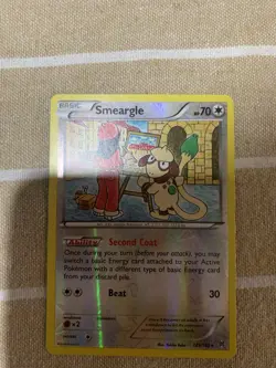 Smeargle 123/162 Rare Reverse Holo XY - BREAKthrough Pokemon Card - Image 1