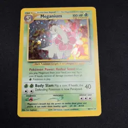 Meganium 10/111 Vintage Pokemon Card Holo Excellent Condition - Image 1