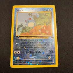 Marill 11/18 Vintage Pokemon Card Holo Excellent Condition - Image 1