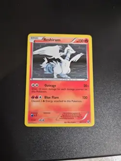 Black & White Holo Rare Black Star Reshiram BW004 Pokemon Card 2011 NM/M. M - Image 1