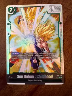 Son Gohan: Childhood FB01-140 SCR Card Dragon Ball Super Fusion World - English - Image 1