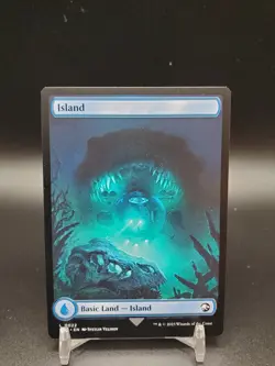 Island Basic Land Ixalan Jurassic World NM MTG - Image 2