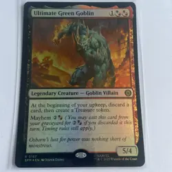 MTG: Spider-Man - Ultimate Green Goblin(Foil) - 0157 - Rare - NM - Image 1