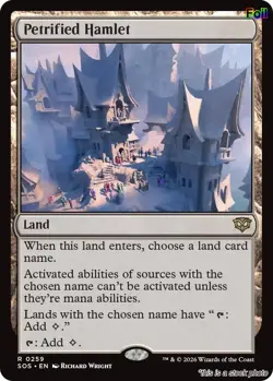Petrified Hamlet [SOS - 259] - NM [Foil] TCG MTG - Image 1
