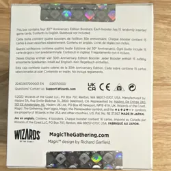 Magic: The Gathering 30th Anniversary Edition Booster Collectors Box Wizards - Image 3
