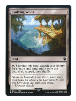 Evolving Wilds #0389 NM Final Fantasy FIN MTG Magic the Gathering - Image 1