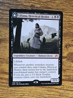 Liliana, Heretical Healer / Defiant Necromancer - Mythic NM - MTG Origins ⚔B&B - Image 1