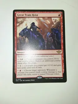 Great Train Heist - Outlaws of Thunder Junction MTG 0125 NM - Image 1