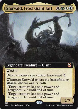 Storvald, Frost Giant Jarl (Extended Art) Commander: Adventure Forgotten Realms - Image 1