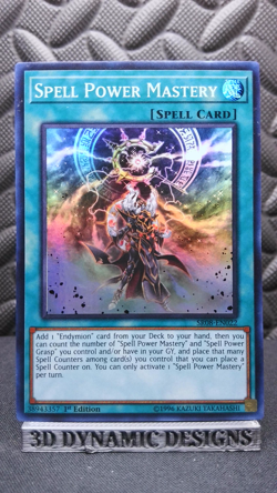 | Yugioh Spell Power Mastery SR08-EN022 1st Edition Super Rare NM 🔥 | - Image 1