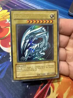 *PSA 1 DAMAGE* Blue-Eyes White Dragon SDK-E001 Starter Deck Kaiba Yugioh Unlimit - Image 2