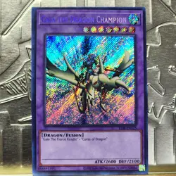 Gaia the Dragon Champion LOB-EN125 Legend of Blue Eyes White Dragon NM - Image 1
