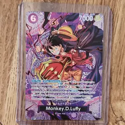 Bandai One Piece CCG Monkey D. Luffy ST26-005 Starter Deck 26 6 Cost 7000 Power - Image 1
