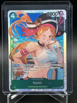 One Piece TCG Nami OP14-031 (SR) The Azure Sea’s Seven Super Rare NM - Image 1