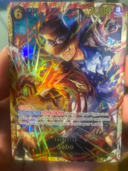 Sabo OP13-120 Foil Secret Rare Carrying On his Will Near Mint - Image 1