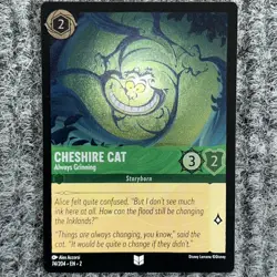 Disney Lorcana RotF Cheshire Cat Always Grinning 74/204 Uncommon Foil NM - Image 2