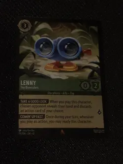 Lorcana Cold Foil - Lenny - Toy Binoculars 79/204 - Wilds Unknown - Image 2