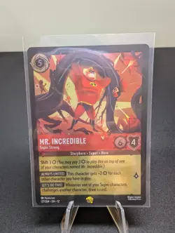 Disney Lorcana TCG Mr. Incredible FOIL - Super Strong 127/204 - Image 1