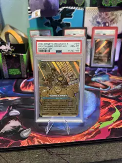 Disney Lorcana TCG We Could Be Immortals #219 Enchanted PSA 10 - Image 1