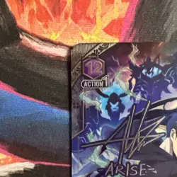 Union Arena Sung Jinwoo SR** 022 Signature UE17BT : Solo Leveling - Image 3