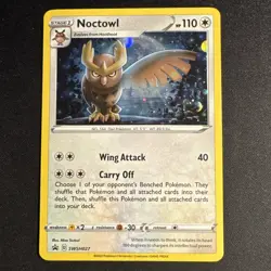 Noctowl Promo SWSH: Sword & Shield Promo Cards SWSH027 - NM - Pokemon TCG - Holo - Image 1