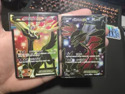 Yveltal EX Xerneas Ex SR XY Korean Full Art Rare Holo Card Used 006/023 012/023 - Image 1